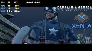 Xenia Master 99024aec | Captain America Super Soldier 60FPS HD | Xbox 360 Emulator Gameplay