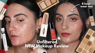 UNFILTERED MAKEUP REVIEW | Charlotte Tilbury Stick Foundation, Armani Blush, Natasha Denona Gold