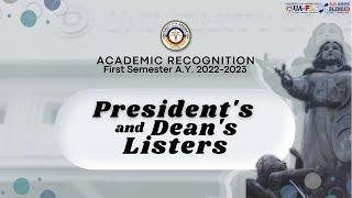 UA COLLEGE ACADEMIC RECOGNITION 22-23-1