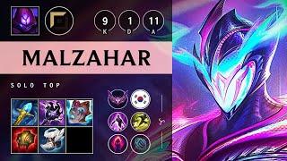 Malzahar Top vs Warwick - KR Master Patch 25.12