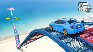 Сможет ли Subaru Impreza переплыть на другой берег? Эксперименты в GTA 5