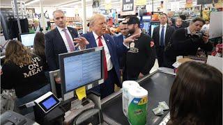 Donald Trump gives mother $US100 to buy groceries