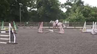 Riding Camp - Day 5 at Snowball Farm - Showjumping - Kyle with Roger