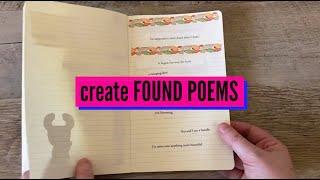 Quick Writing Prompt: Found Poems