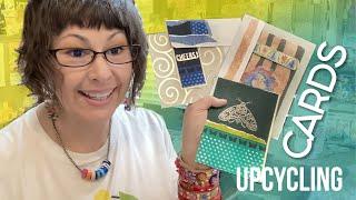 ️ Upcycling Card Making with Magnets and Altered Papers