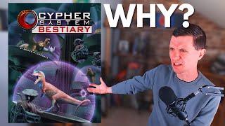 A what now? Cypher System Bestiary - Monte Cook Games