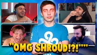 CS Pros React To FULL ROWDY SHROUD Plays