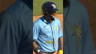 Chandler Simpson Beats Out Crazy Single  #sports #baseball #mlb #shortsfeed #shorts #rays #viral