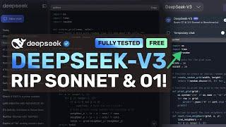 DeepSeek-V3 (vollständig getestet): RIP 3.5 Sonnet & O1! Dieses Open-Source-Modell schlägt Claude...