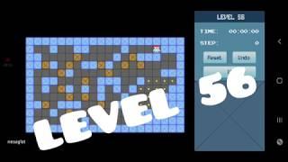 Classic Sokoban Level 56 | without UNDO | Solution 1 - 90