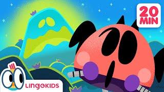 BABY BOT'S HALLOWEEN STORIES  | Backyard Tales Cartoons | Lingokids