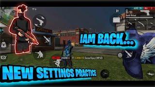 IAM BACK... NEW SETTINGS PRACTICE | RZ PANDA OFFICIAL| @xbogamingff4556 #rz_panda_official