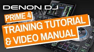 Denon DJ Prime 4 & Prime 4+ Training Tutorial & Video Manual - Full Guide!