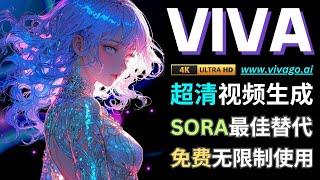 Viva.Ai : Sora同架构的视频生成，支持4K超真实视频输出，免费使用