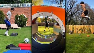 Football Stars Training by Themself  Ball & Body Exercise