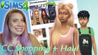 CC Shopping & Haul  Wie lädt man bei The Sims Resource?  Custom Content Sims 4