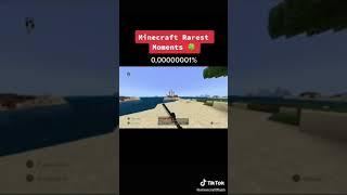 Minecraft rarest moment