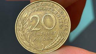 1964 France 20 Centimes Coin • Values, Information, Mintage, History, and More