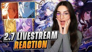 THIS WILL BE THE BEST PATCH EVER! / HONKAI: STAR RAIL 2.7 LIVESTREAM REACTION