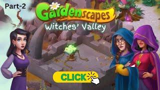 Playrix Gardenscapes | Expedition Unravel the Mystery of the Cursed Valley ! Part (2/2)