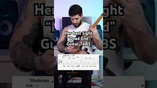 Her Last Sight - “Dead End” Guitar TABS #guitar #metalcore