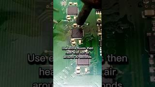 How to Desolder Stepper Motor Driver IC with Hot Air Gun using Soldering Flux