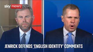 Tory leadership candidate Robert Jenrick says 'woke culture' threatens 'English identity'