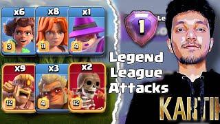 Top 100 (6000+ at day reset) | Legend League Attacks