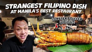 Trying the Weirdest Filipino Dishes - Lobster Lechon at Manila's Best Restaurant