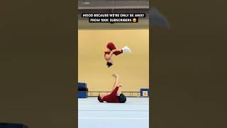HELP US REACH 100K PLEASE ️ #shorts #tricks #acrobatics #gymnast #acrobats #flips