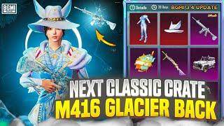 FREE M4 GLACIER  BGMI NEXT CLASSIC CRATE LEAKS | M4 Glacier Kab Aayega BGMI | BGMI M416 Glacier !