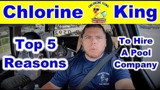 The Top 5 Reasons Why You Should Hire A Pool Service - Chlorine King Pool Service