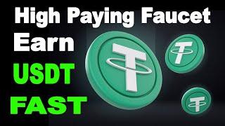 Claim Free USDT Instantly on FaucetPay with wheelofgold High Paying Faucet