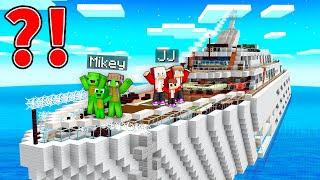 Mikey and JJ Family Survive Their First YACHT TRIP in Minecraft (Maizen)