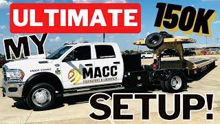 My $150k Hotshot Trucking Setup | 2022 RAM 5500 Cab Chassis | 2023 Custom Built Trailer | FULL TOUR