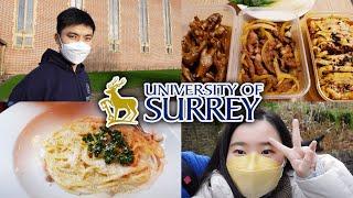 Experience Student Life in University of Surrey | 1 Week in Guildford | 萨里大学生活｜吉尔福德 | UK Travel Vlog