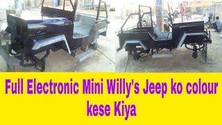 Full Electronic Mini Willy's Jeep ko colour kese Kiya