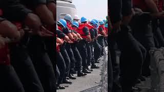 Gassing up a US Navy Ship ️ ️️️