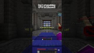 Day 1 of practicing CPVP in Minecraft #minecraft #cpvp #practice #crystalpvp #pvp