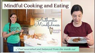 Mindful Cooking and Eating: Mindfulness Tips for Healthy Eating + Fall Apple Crisp Recipe