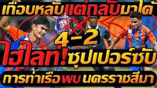 ไฮไลท์เต็ม !! การท่าเรือ 4-2 นครราชสีมา ฟุตบอลไทยลีก - แตงโมลง ปิยะพงษ์ยิง