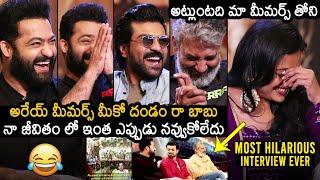 Anchor Suma MOST HILARIOUS INTERVIEW With RRR Team | Ram Charan | NTR | Rajamouli  | News Buzz