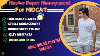 Managing 3.5 Hours Of MDCAT. Everything Explained