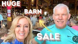 Everyone waiting for them to shout...GO! Were bringing you to a HUGE Pennsylvania BARN SALE!!