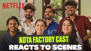 Cast Reacts to ICONIC Kota Factory Scenes️ | Jitendra K,Mayur M,Revathi P,Urvi S,Ranjan R,Alam K