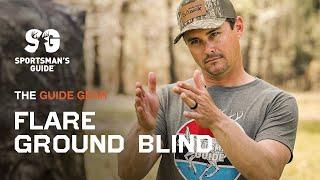 Guide Gear Flare XL Tall Ground Blind | New Ground Blind in Realtree APX | Sportsman's Guide