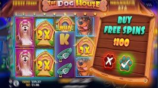 BONUS BUYS ON THE DOG HOUSE MEGAWAYS SLOT !!