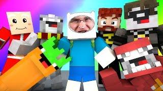 Minecraft Mini-Game : DO NOT LAUGH! (DEMON SANTA, CARROT WITH A GUN!) w/ Facecam