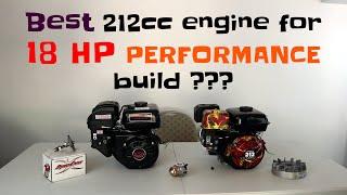 Tillotson 212 versus Predator - Best 212 cc engine for performance mods?