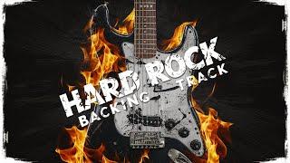 Hard Rock Backing Track in Em